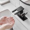 New Waterfall showerhead LED bathroom faucet, single handle bathroom sink sink faucet