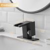 New Waterfall showerhead LED bathroom faucet, single handle bathroom sink sink faucet